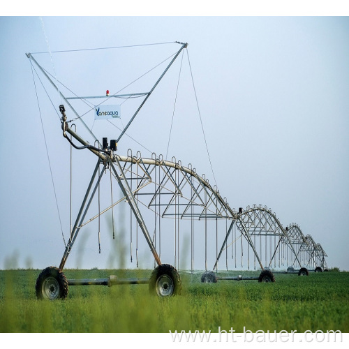 center pivot irrigation system with remote control